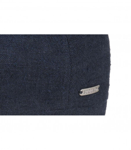 Brooklyn cap linen silk navy